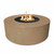 The Outdoor Plus Florence 46" Round Fire Pit, GFRC Concrete, 20" Tall - OPT-FL4620