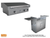 Fusion “The Original” Griddle Freestanding Combo Package - Includes: The Original Griddle, Stainless Steel Lid, and Freestanding Cart
