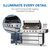 Napoleon Prestige Pro 665 Elite Freestanding Gas Grill with Smart Technology & Electric Smoker Box - PRO665VXRSIBNSS