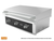 Wildfire Ranch Pro 42" Black Stainless Steel Griddle with Stainless Steel Hood and Knobs