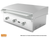 Wildfire Ranch Pro 42" Stainless Steel Griddle with Stainless Steel Hood and Knobs
