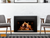 Empire Hearth Rainier 30" Medium Direct Vent Fireplace Insert with Birch Log Set, Black Reflective Liner, and Deep Surround