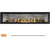 Napoleon Ascent Linear Premium 76" Direct Vent Gas Fireplace with Split Oak Log Set and Ledgestone Liner