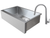 TrueFlame Farmhouse 32" Stainless Steel Sink Package with Faucet | Mod Living Spaces