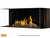 Napoleon Tall Bay Luxuria 50" with Driftwood Luminous Log Set Kit
