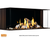 Napoleon Tall Bay Luxuria 50" with Birch Luminous Log Set Kit