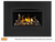Napoleon Rosedale 2 Gas Fireplace Insert with Oak Log Set, Arched Faceplate, and Large 4-Sided Surround