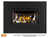 Napoleon Rosedale 2 Gas Fireplace Insert with Westminster Grey Brick Panels, Birch Log Set, Square Faceplate, and Large 4-Sided Surround