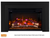 Napoleon Rosedale 3 Electric Built-In/Insert Fireplace 3-Sided Surround and 3-Sided Faceplate