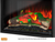 Napoleon Rosedale 3 Electric Built-In/Insert Fireplace with Multi-Color Ember Bed