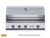 Delta Heat Color Edition 38" Built-In Gas Grill with White Control Panel