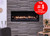 Superior DRL 2000 Series 45" Direct Vent Linear Gas Fireplace, Electronic Ignition - DRL2045