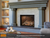Empire Hearth Rushmore 36" Clean Face Fireplace with Rustic Brick Liner & Birch Log Set