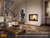 Valcourt Frontenac Decorative Wood-Burning Fireplace, Herringbone Panels