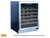 Summerset 24" Outdoor Rated Single Zone Wine Cooler with Glass Door and Stainless Steel Handle