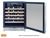Summerset 24" Outdoor Rated Single Zone Wine Cooler Capacity