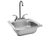 15" Drop-In Sink & Hot/Cold Faucet