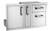 FireMagic Premium Access Door with Platter Storage and Double Drawer (18 x 36) - 53816SC