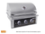 Wildfire Outdoor Living Ranch Pro 30" 2-Burner Gas Grill with Backburner, Angle View - Best Pricing