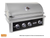 Wildfire Outdoor Living Ranch Pro 36" Built-In Gas Grill, Black Stainless Steel - Free Shipping