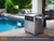 Wildfire Ranch Pro 30" Black Stainless Steel Griddle with Freestanding Cart
