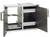 FireMagic Premium Double Access Doors with Tank Tray, Louvers and Dual Drawers (21 x 30) - 53930SC-12T