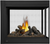 Napoleon Ascent 3-Sided Direct Vent Gas Fireplace w/ Log Set