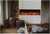 Amantii Tru View Bespoke 45" 3-Sided Built-In Electric Fireplace in Living Room