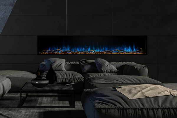 Modern Flames Landscape Pro Slim 96" Built-In Electric Fireplace - LPS-9614