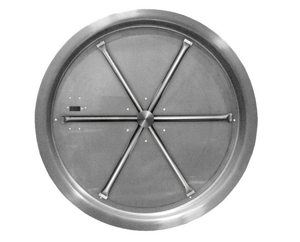 Firegear Stainless Steel Round Drop-In Burner System, TPSI Ignition - FPB-19(25, 29, 33)RBS16TPSI-N