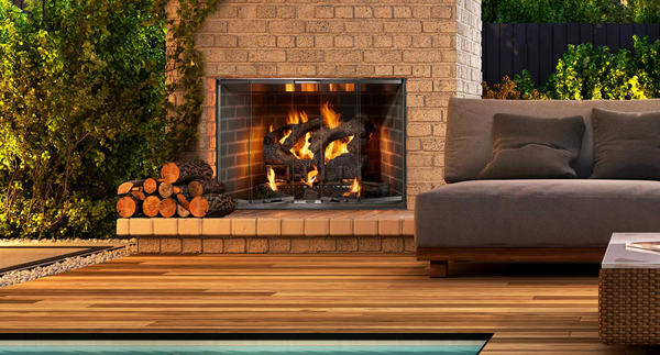 Majestic Cottagewood 36" Outdoor Wood-Burning Fireplace