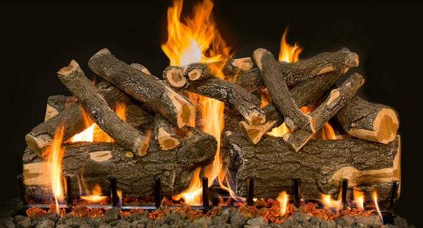 Grand Canyon Jumbo Series 72" Arizona Weather Oak Charred  Vented Gas Log Set - JUMBOAWOC72LOGS
