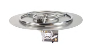 Grand Canyon Outdoor Round Flat Stack 18"  Fire Pit Burner Kit - RFS-18-NG