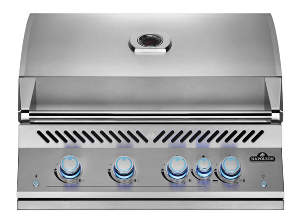 Napoleon 700 Series 32" Stainless Steel Built-In Gas Grill with Rear Infrared Burner - BIG32RBNSS-1