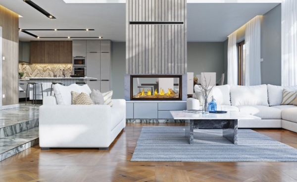 Napoleon Vector Tall 50" See-Through Linear Direct Vent Gas Fireplace