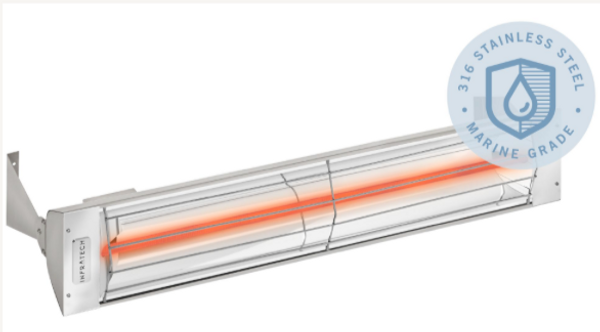 Infratech Marine Grade W-Series 61 1/4" Single Element Electric Heater - W30(40)24MG