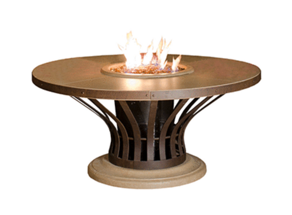 American Fyre Designs Fiesta Chat Height Gas Firetable - 770-11-M2C