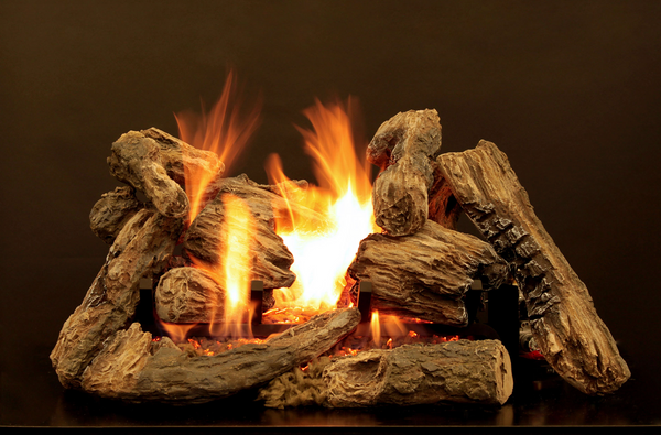 Empire Kensington Forest 18" 13-Piece Ceramic Fiber Vented Log Set - LKF18