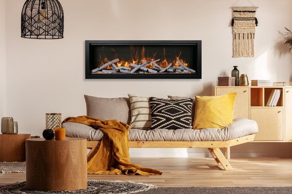 Amantii Symmetry Bespoke 42" Linear Built-In Electric Fireplace - SYM-42-BESPOKE