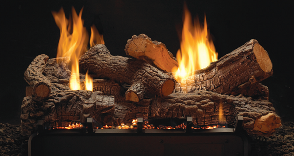 Empire WMH Rock Creek 30" Multi-Sided Refractory Vented/Vent-Free Gas Log Set - LSU30RR