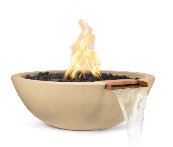The Outdoor Plus Sedona  27" Fire & Water Bowl, GFRC - OPT-27RFW