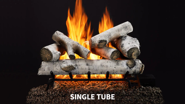 Majestic Woodland Birch 18" Indoor Vented Gas Log Set | + $239 - VTD-BRCH18