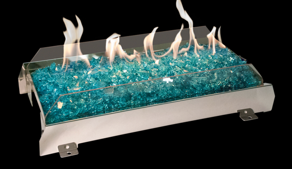 G21 Series 18" See-Through Vent-Free Glass Contemporary Burner System