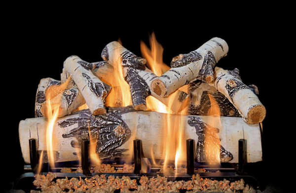 Grand Canyon 2-Burner Series 24" Quaking Aspen Vented Gas Log Set - ASPEN24LOGS