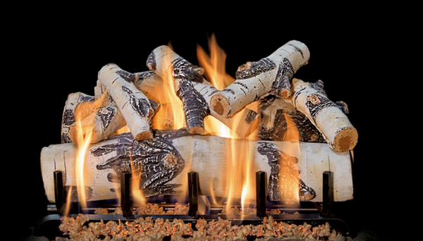 Grand Canyon Outdoor Series 24" Quaking Aspen Vented Gas Log Set - ASPEN24LOGS-OD