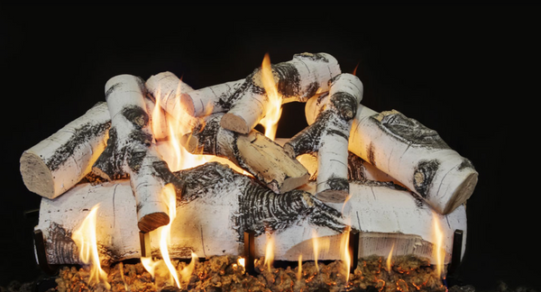 Grand Canyon Outdoor Series 30" Quaking Aspen Vented Gas Log Set - ASPEN30LOGS-OD