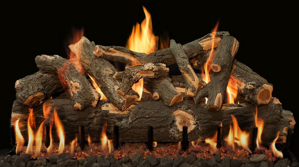 Grand Canyon Arizona Weathered Oak 42" See-Through 2-Burner Vented Gas Log Set - AWOST42LOGS
