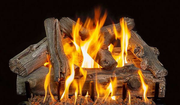 Grand Canyon Western Driftwood 24" See-Through 3-Burner Vented Gas Log Set -DRIFTWOODST24LOGS-3