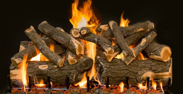 Grand Canyon Jumbo Series 84" Arizona Weather Oak Charred Vented Gas Log Set - JUMBOAWOC84LOGS