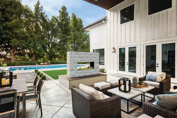 Napoleon Galaxy 50" Linear Outdoor Fireplace, Electronic Ignition - GSS50NE